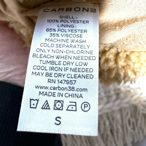 COPY - Carbon 38 Teddy Sherpa Jacket - Picture 9 of 9